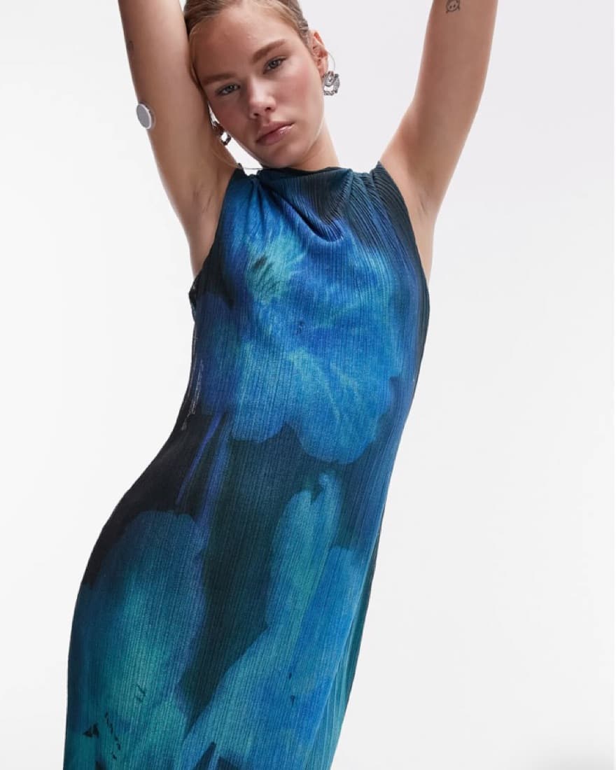 Floral Column Dress - Image 4