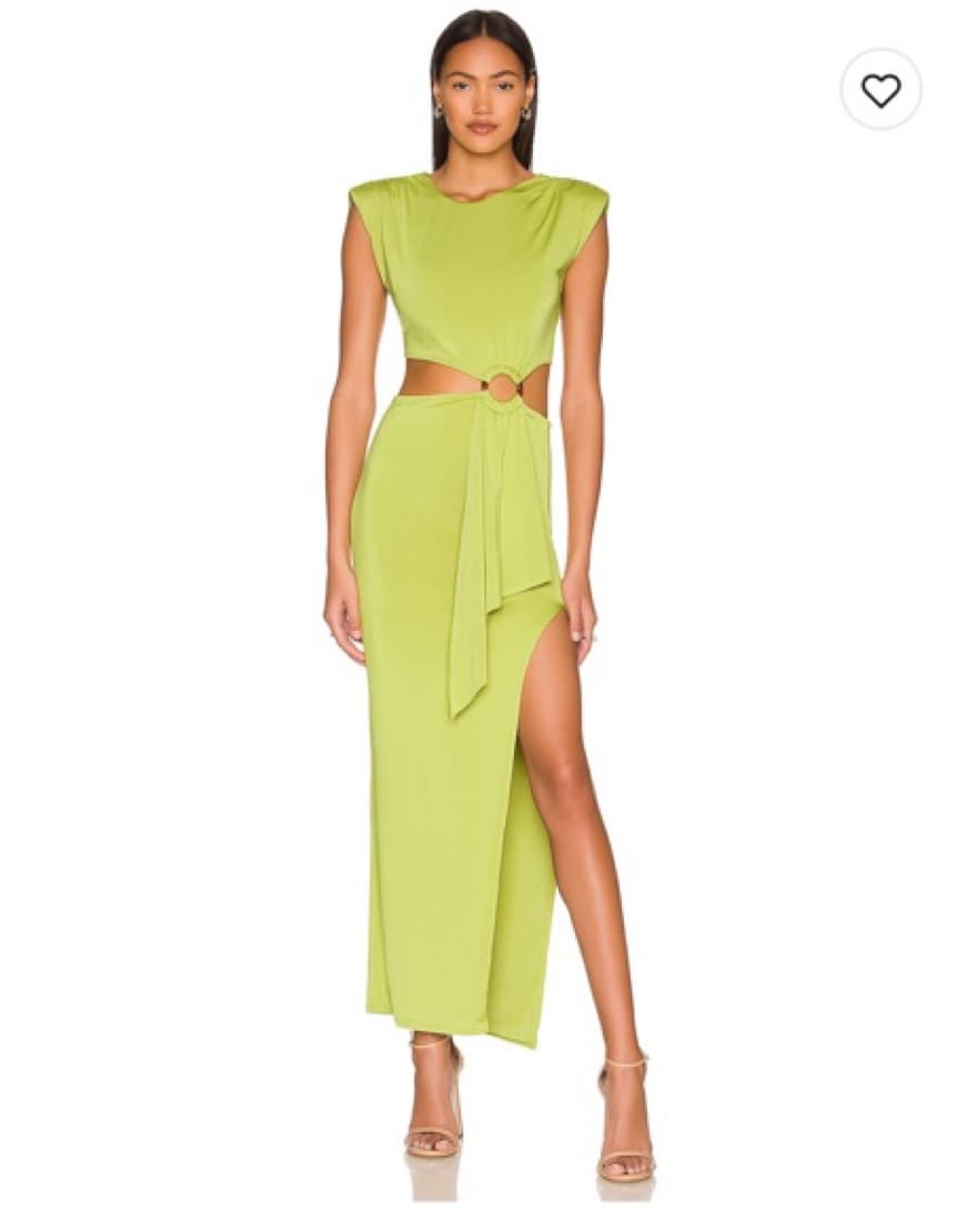 Lovers And Friends Green Cutout Dress - Image 1
