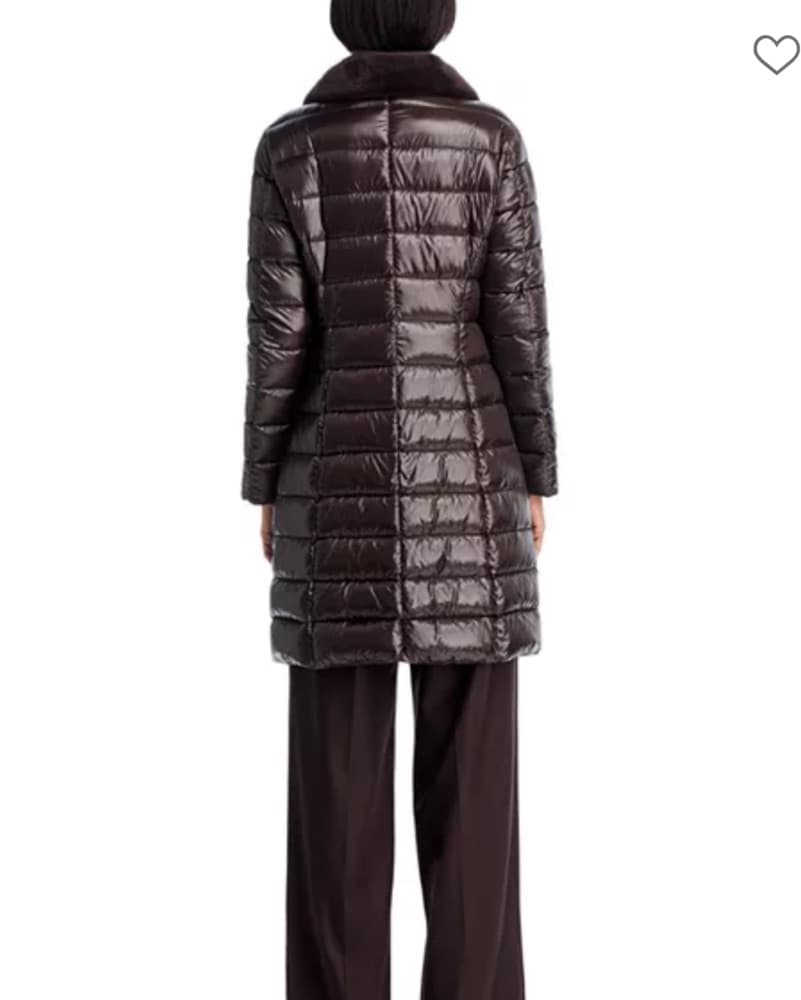 HERNO Light & Fitted Puffer Fur Coat  - Image 5