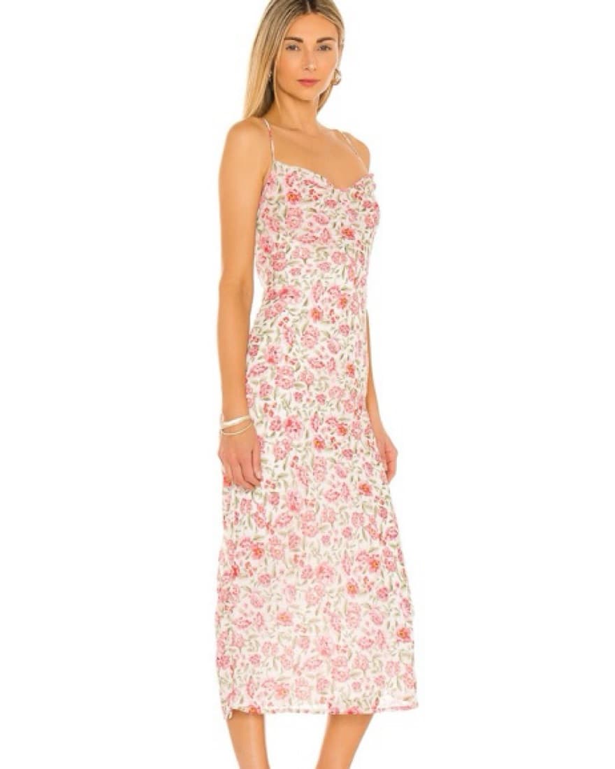 Alexa Slip Dress in Floral - Image 3