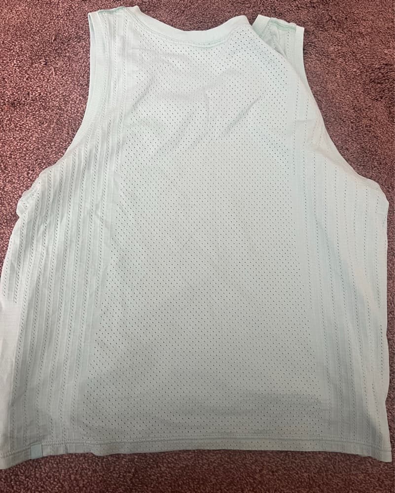 Seafoam Green Blue Workout Shirt ￼ - Image 2