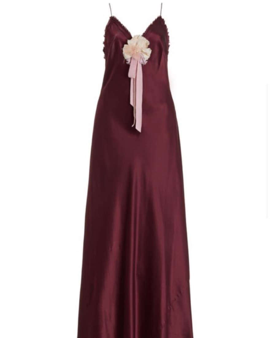 LoveShackFancy Silk Dress  - Image 4