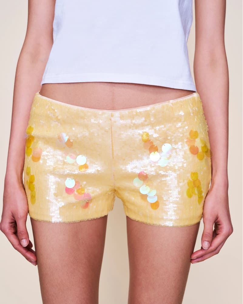 Danielle Guizio Paillette Sequin Short - Image 1