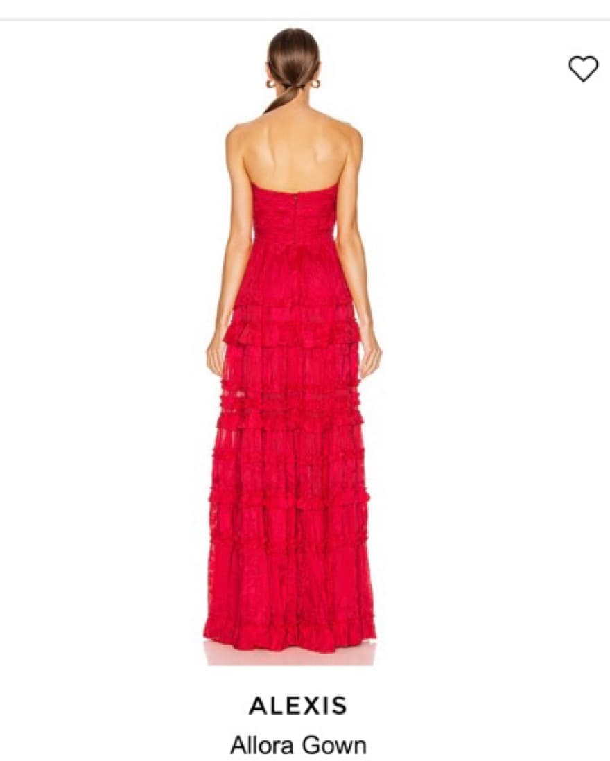 $1900 Alexis Allora Red Gown - Image 4