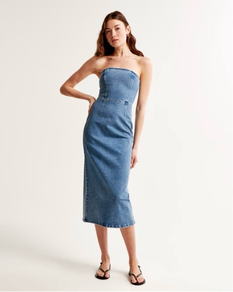Denim Maxi Dress  - Image 3
