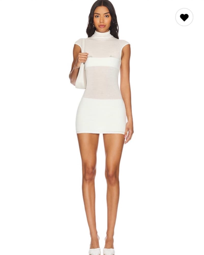 BUCI White Mini Dres - Image 1