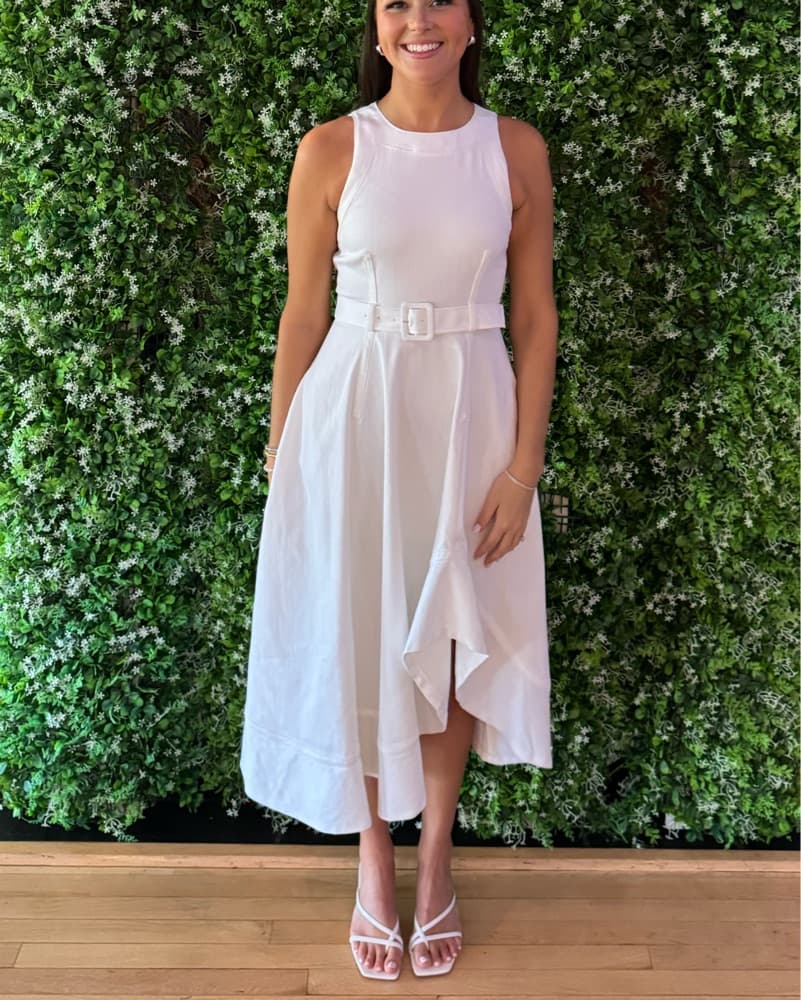 Cinq a Sept White Zelda Dress - Image 4