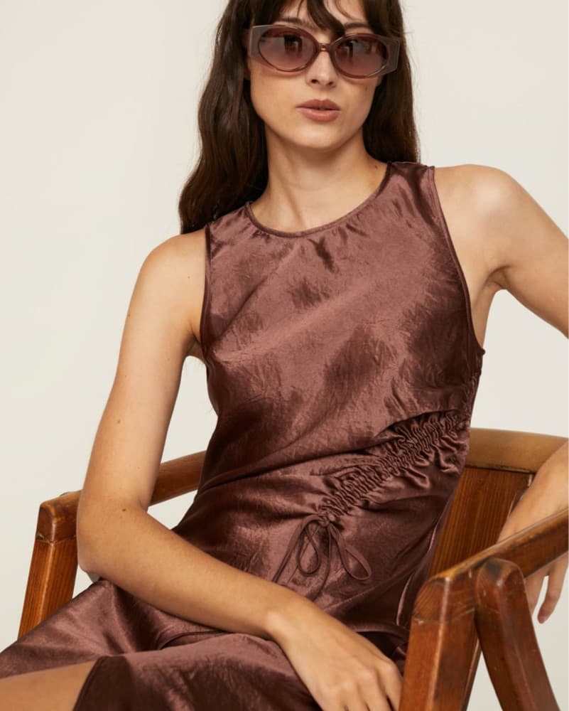 Rails Gabriela Cocktail Dress Burgundy - Image 5