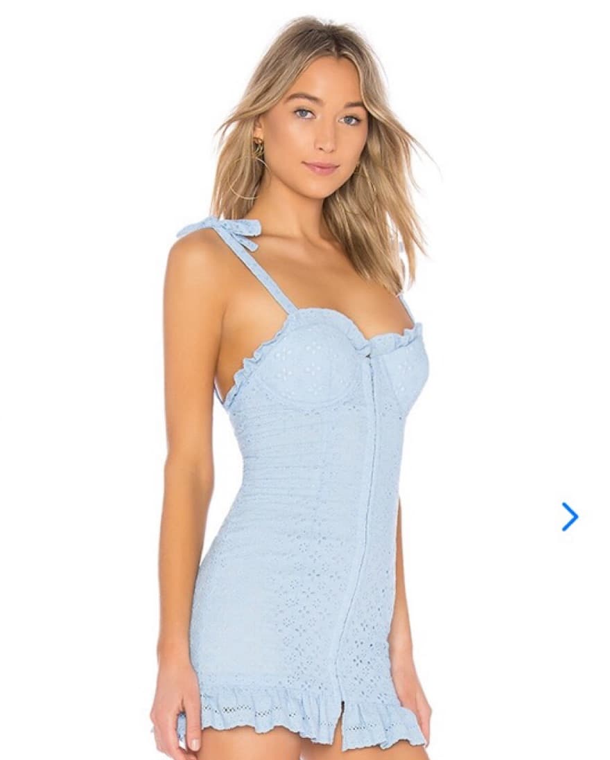 Majorelle Mirabelle Dress Blue - Image 2