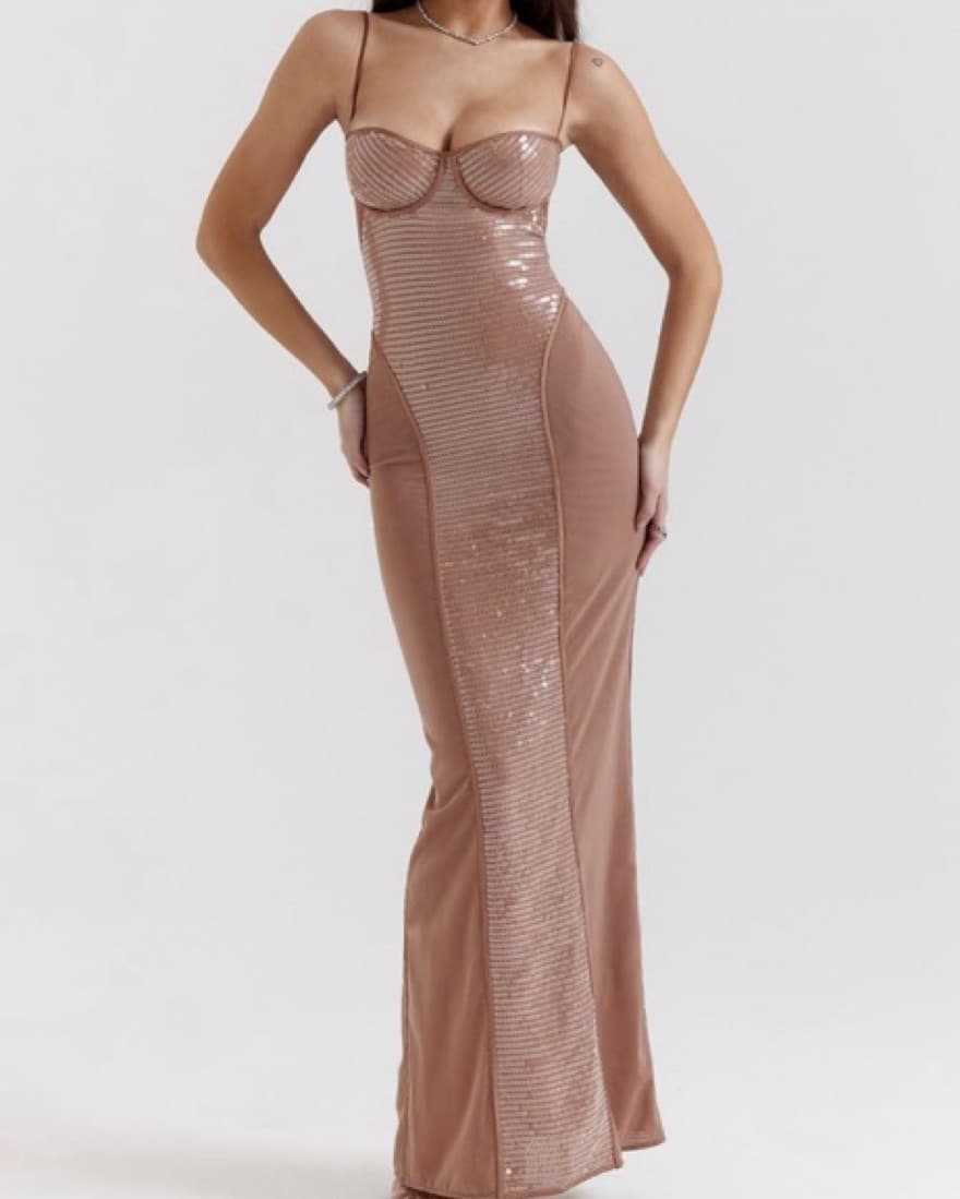 House of CB Sequin Maxi Dress - Image 2