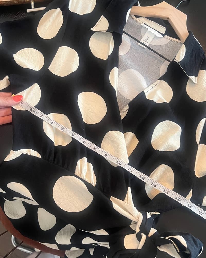 H&M polkadot wrap dress - Image 4