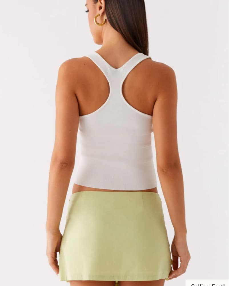 Green Sequin Mini Skirt - Image 4