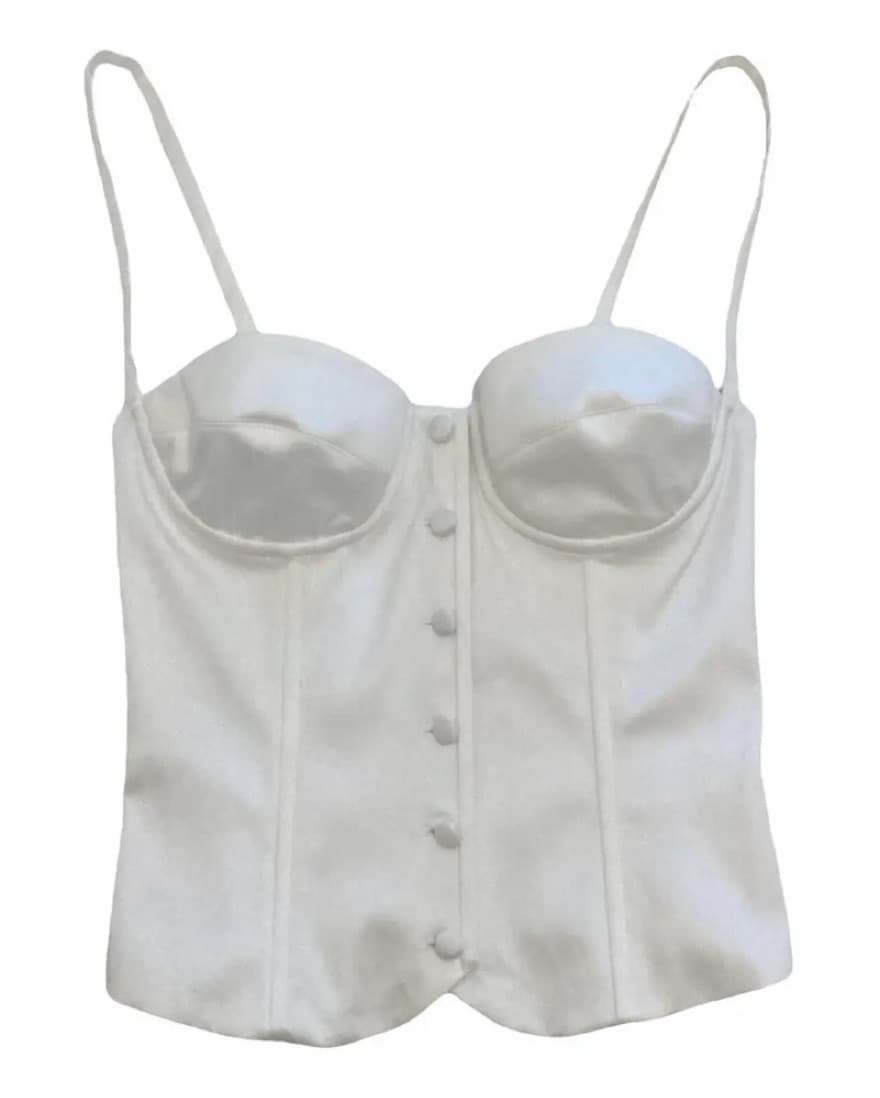 Mirror Palais Bustier Corset White - Image 2