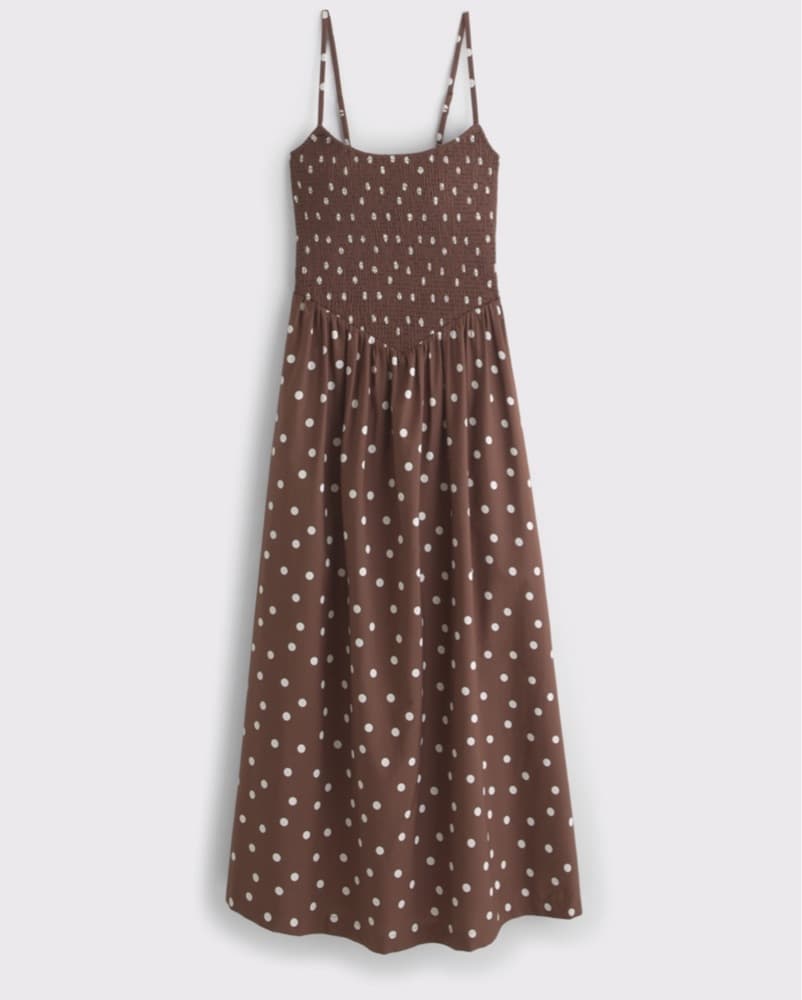 Polka Dot Midi Dress - Image 4