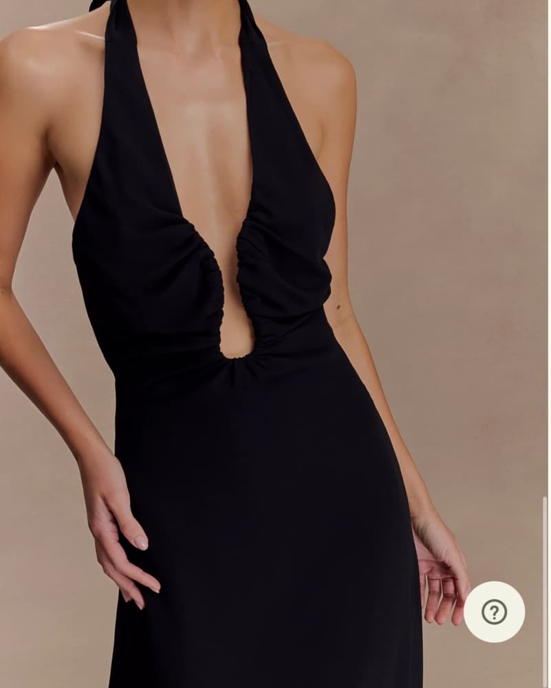 Meshki black Maxi Dress - Image 1