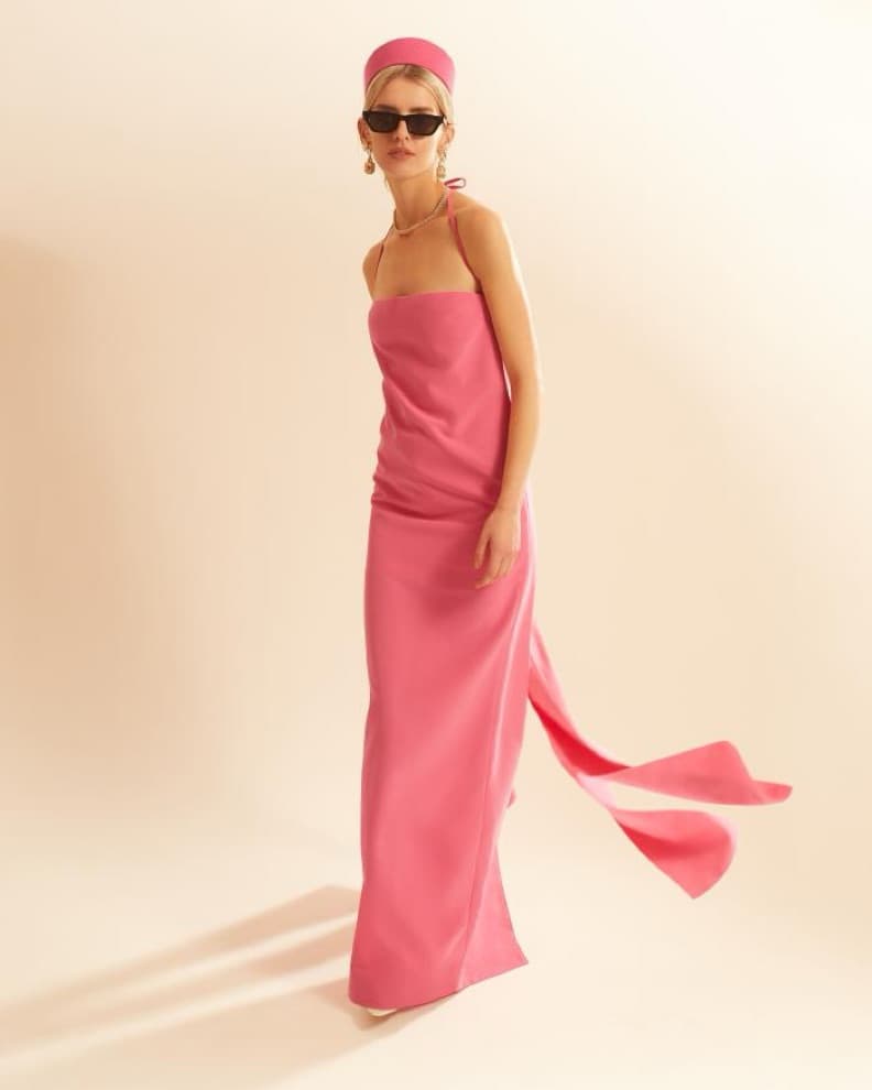 House Of Gallagher Pink Gown  - Image 3