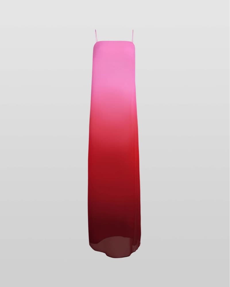 Pink Sheer Maxi Dressi - Image 2