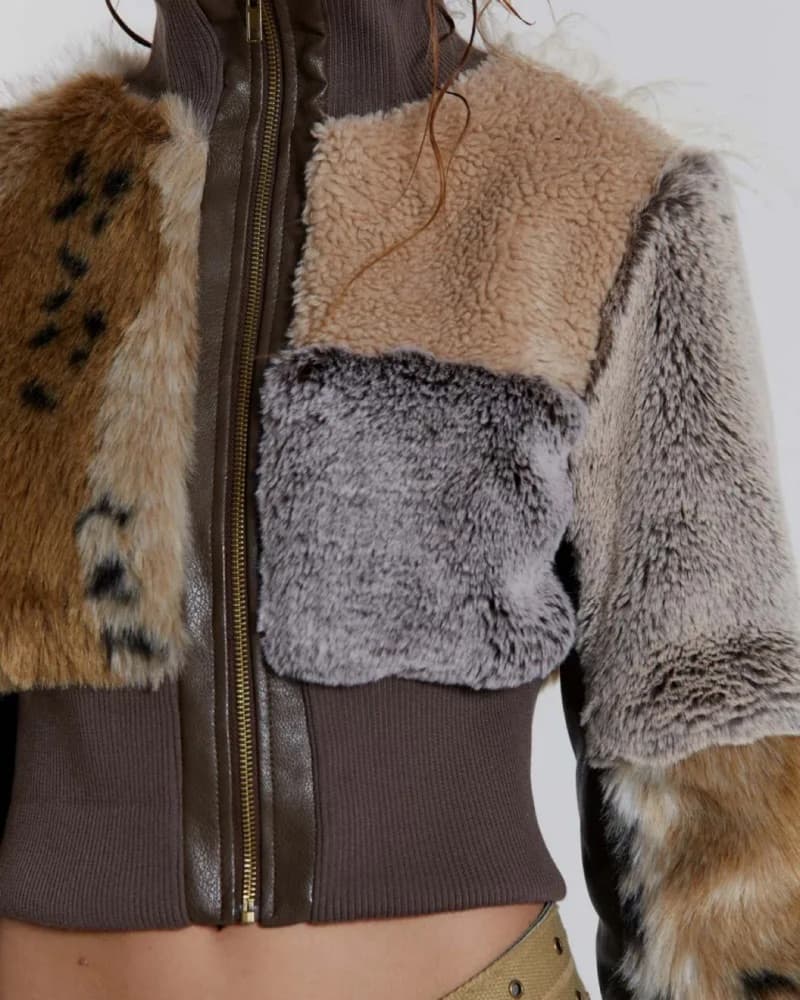 jaded london soho fur jacket - Image 2