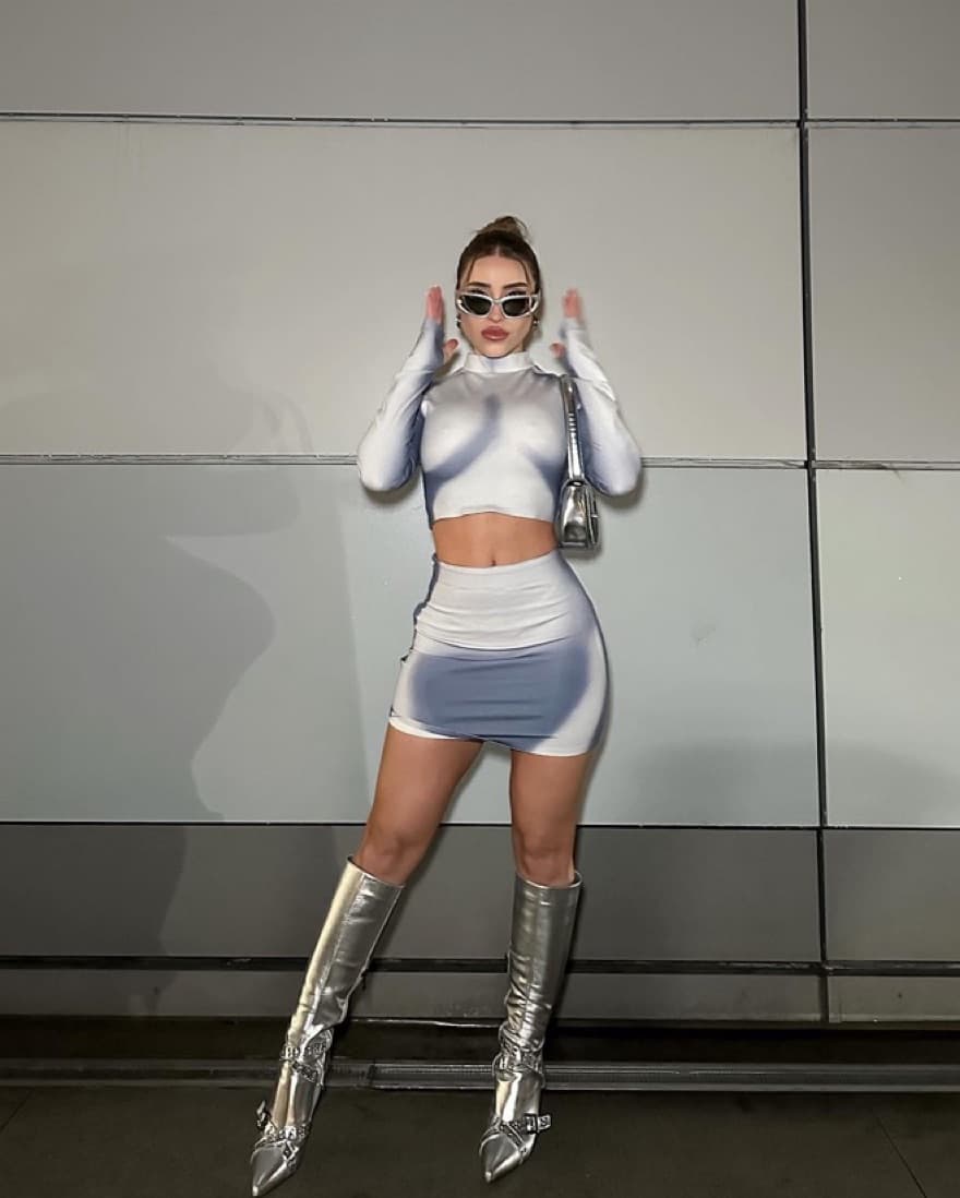 Luxe To Kill Blue Thermo Body Print Set - Image 2
