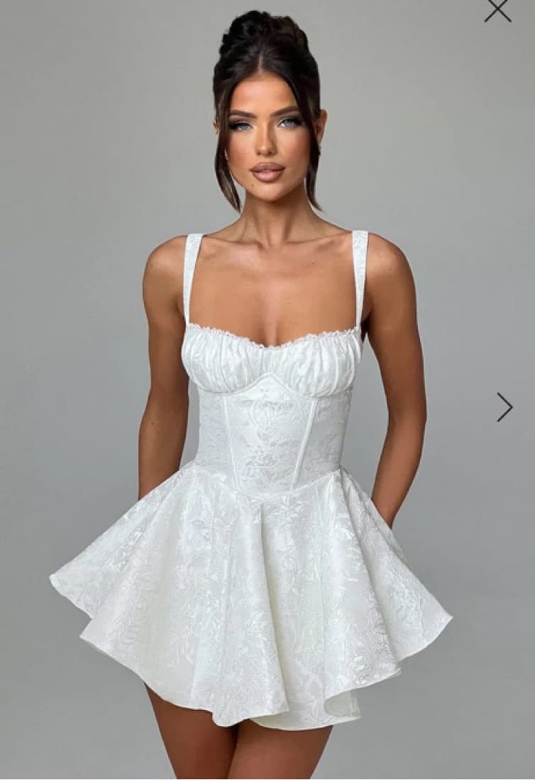 EMELIE PLAYSUIT - IVORY - Image 1