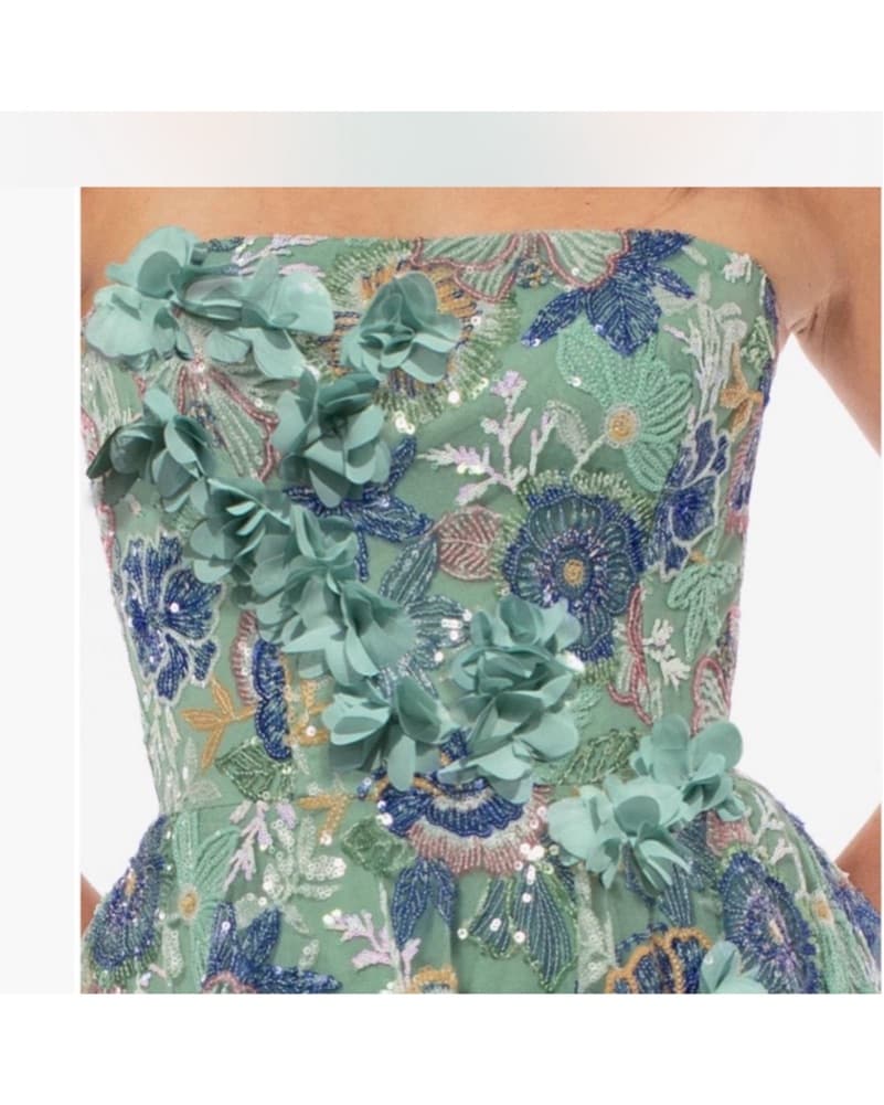 Helsi Avery Floral Strapless Mini Dress - Image 3