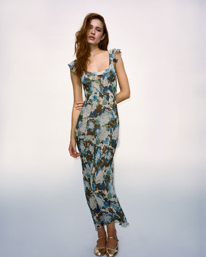 Realisation Par Lila Dress In Hydrangea - Image 1