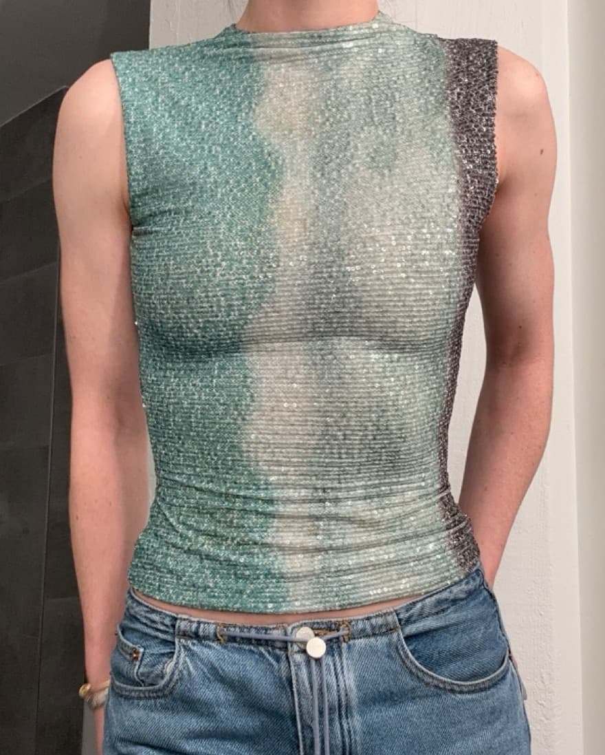 16 Arlington Sequin Top - Image 1