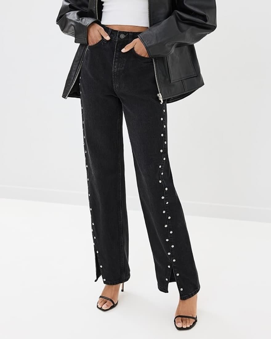 Reformation Carly Studded Jeans  - Image 3