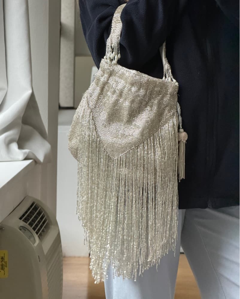 Beaded Fringe Purse - Image 2