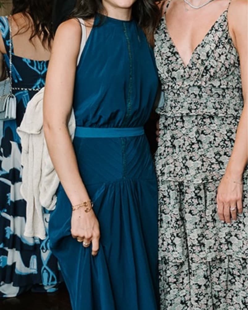 Low back Blue Gown - Image 1