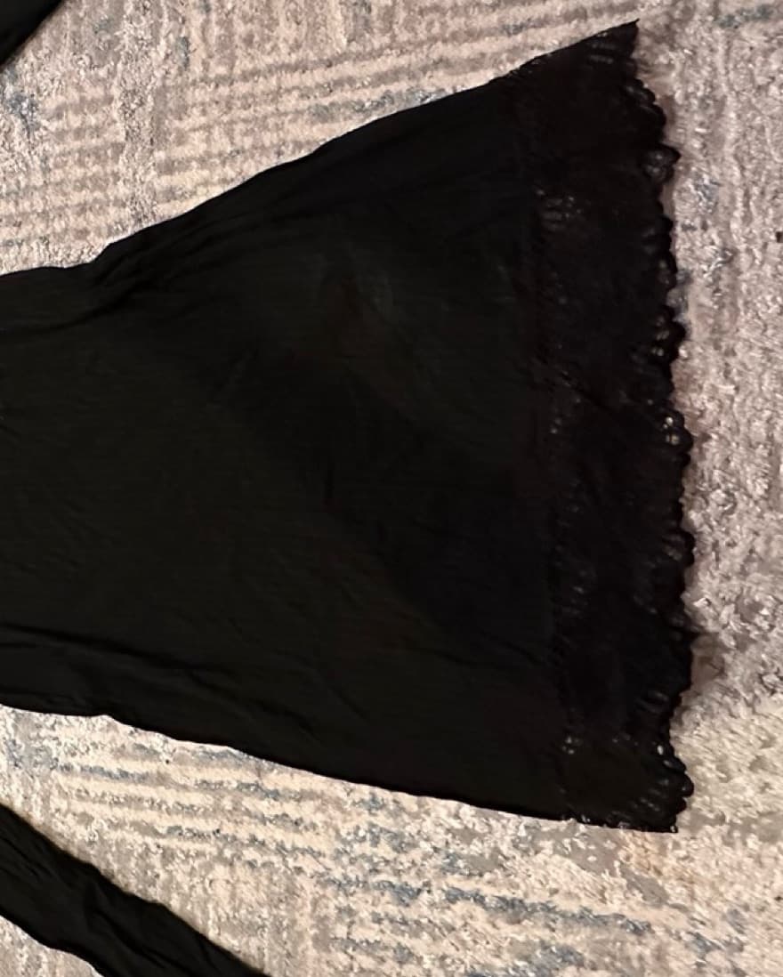 Elegant Black Midi Dress - Image 2