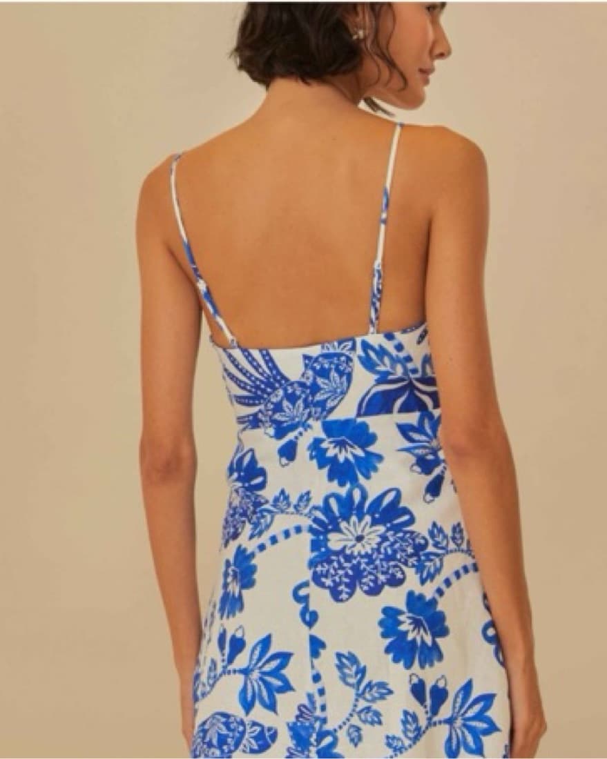 FARM RIO floral birds mini dress - Image 3