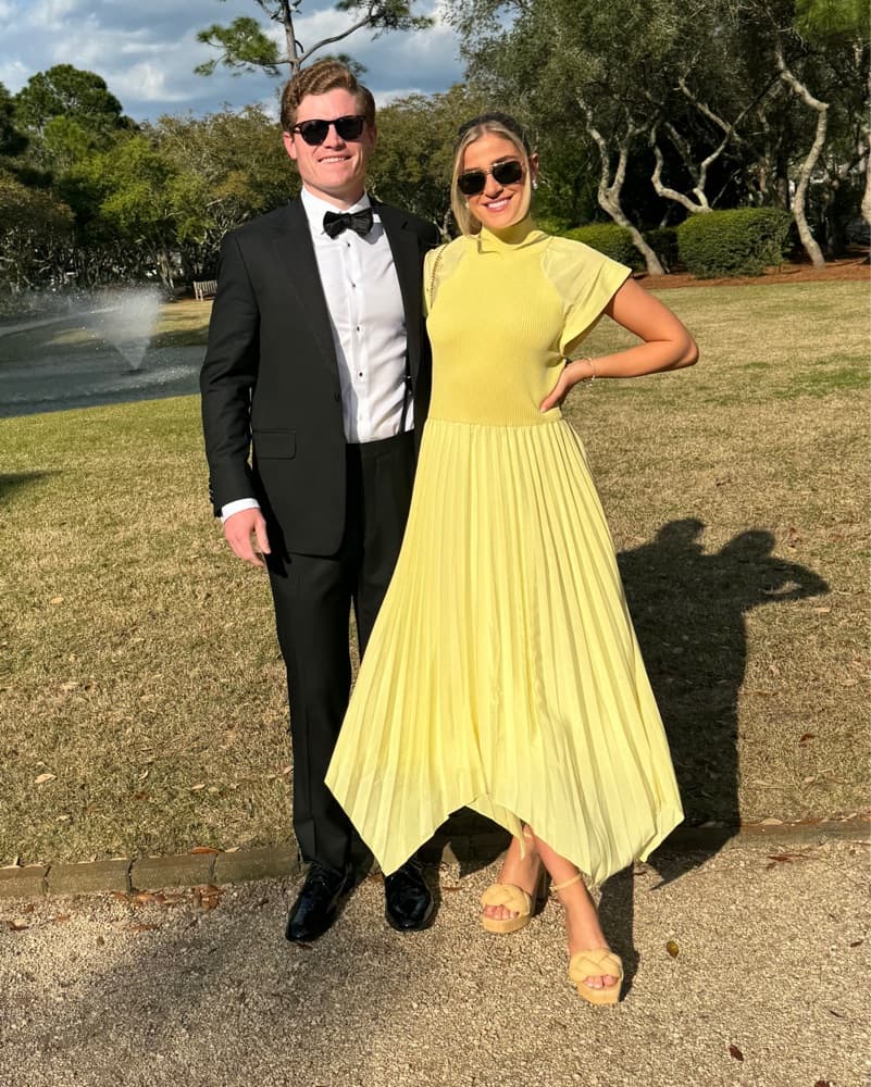 SIMKHAI Yellow Dress - Image 1