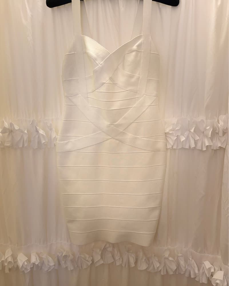 Bandage Bodycon Mini Dress - Image 3