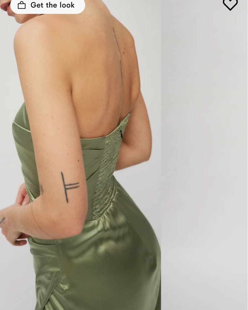 Reformation Barrow Silk Dress - Image 3