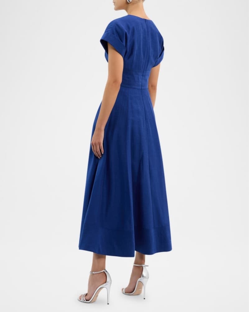 Rebecca Vallance Cera Deep V-Neck Dress - Image 5