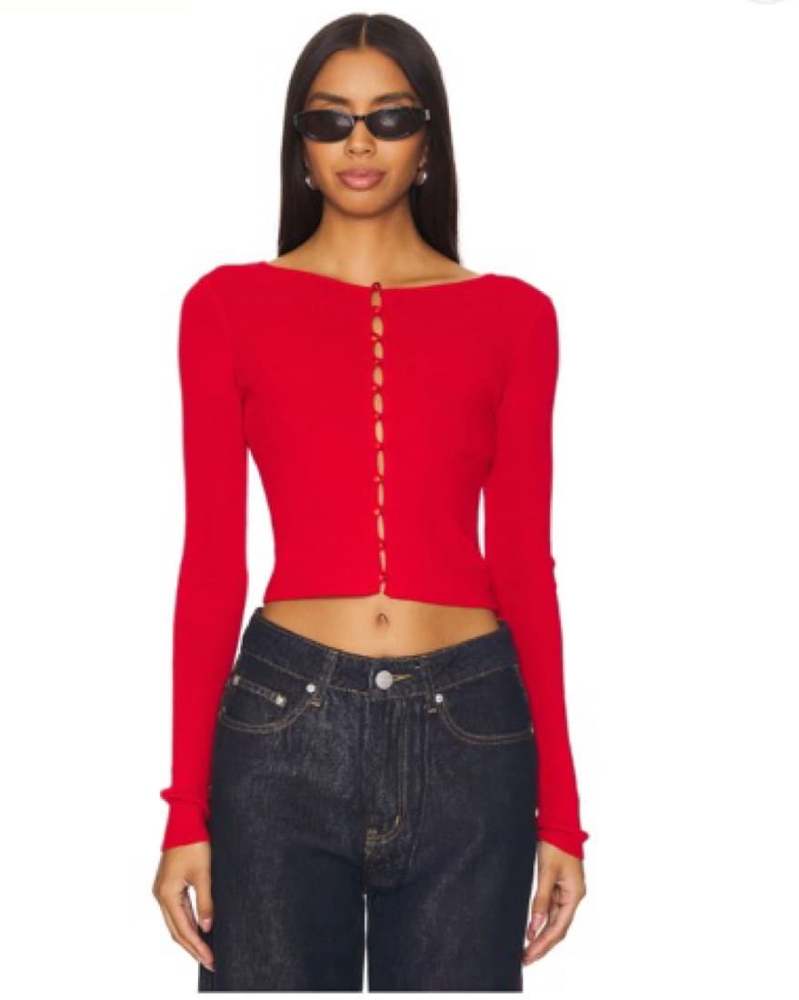 Red Lovers And Friends Top - Image 1