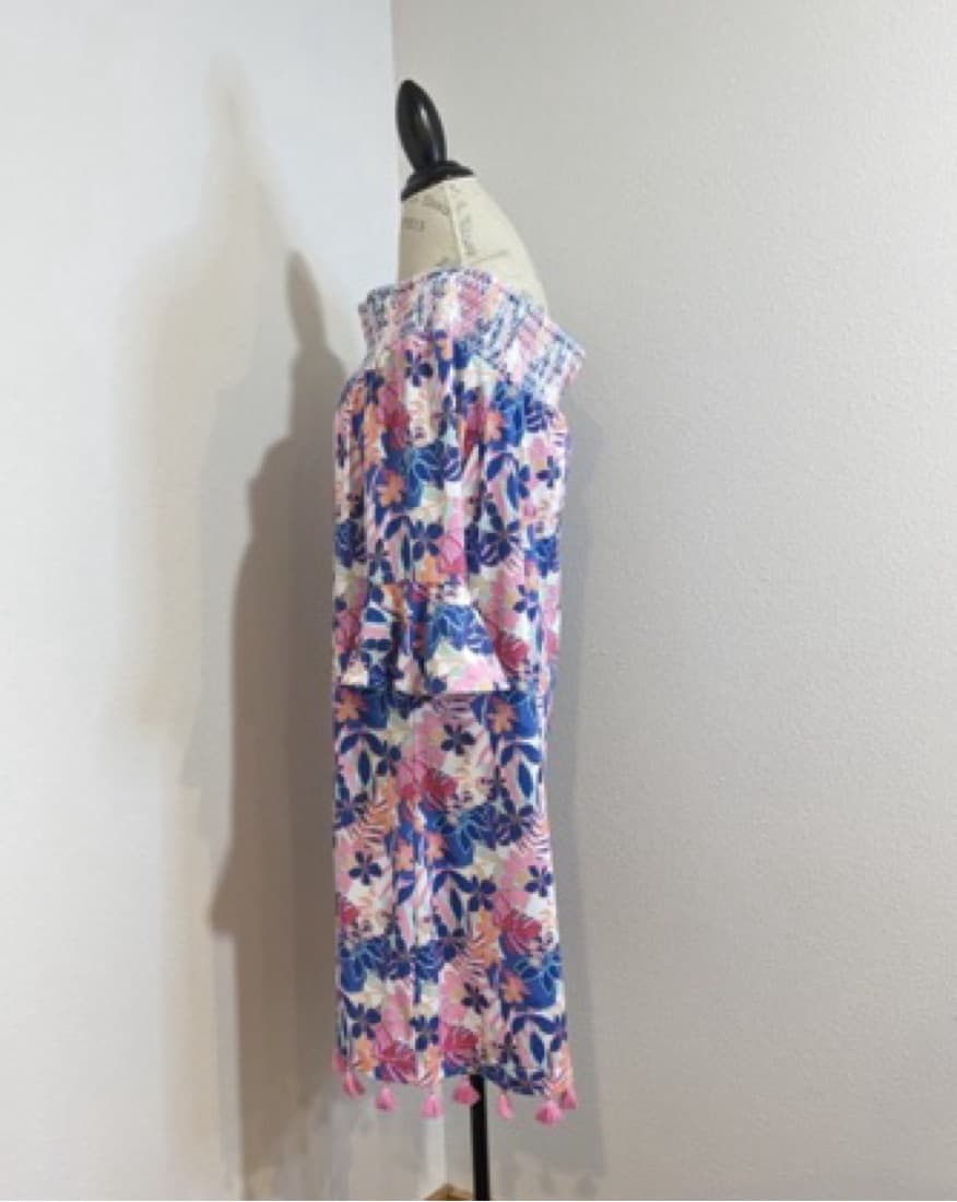 Cabana Life Coral Geo Dress - Image 3