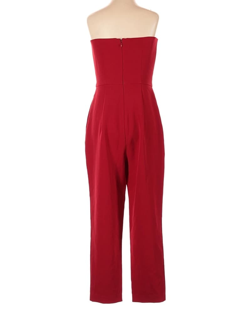 Express Womens Red Hot Jumpsuit - Image 2