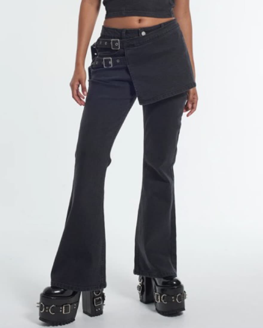 Low Rider Jean Skirt  - Image 1
