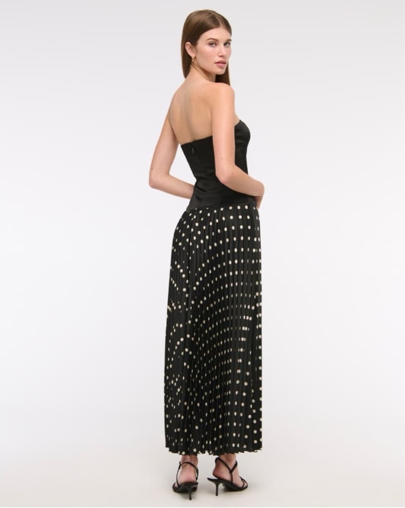 Elegant Polka Dot Maxi Dress - Image 2