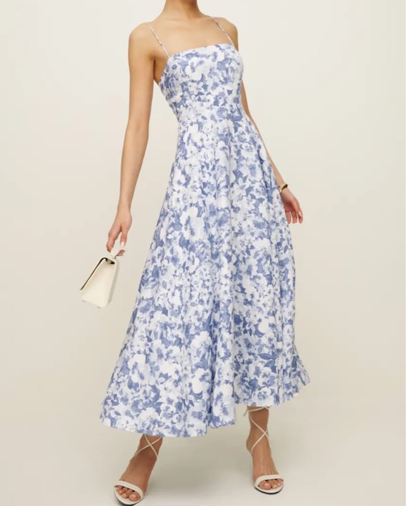 Reformation Monette Linen Dress - Image 1