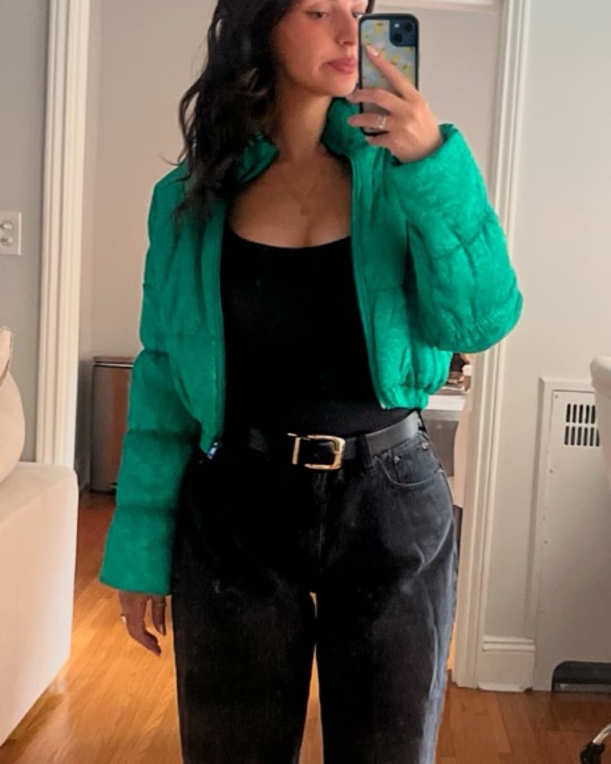12th Tribe Green Jacquard Jacket  - Image 2