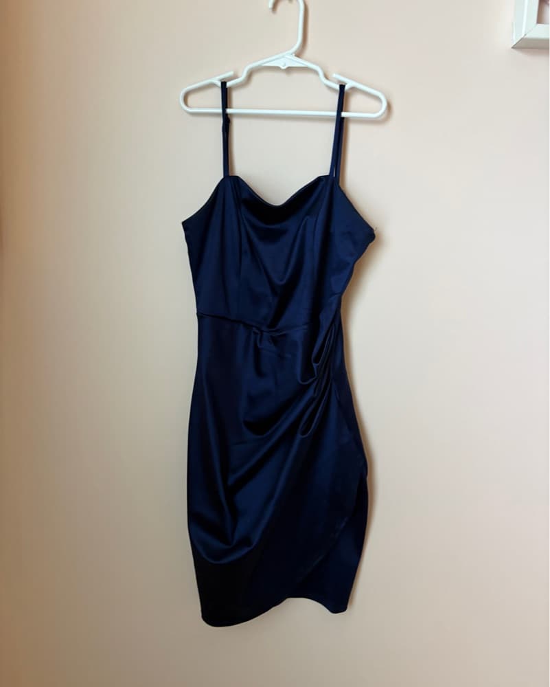 Navy Blue Hoco Dress - Image 2