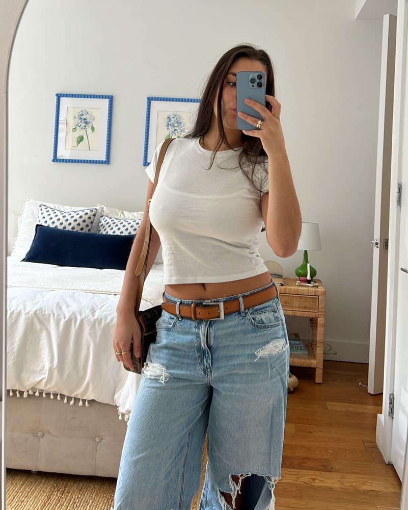 AE Dreamy Drape Super High-Waisted Baggy - Image 2