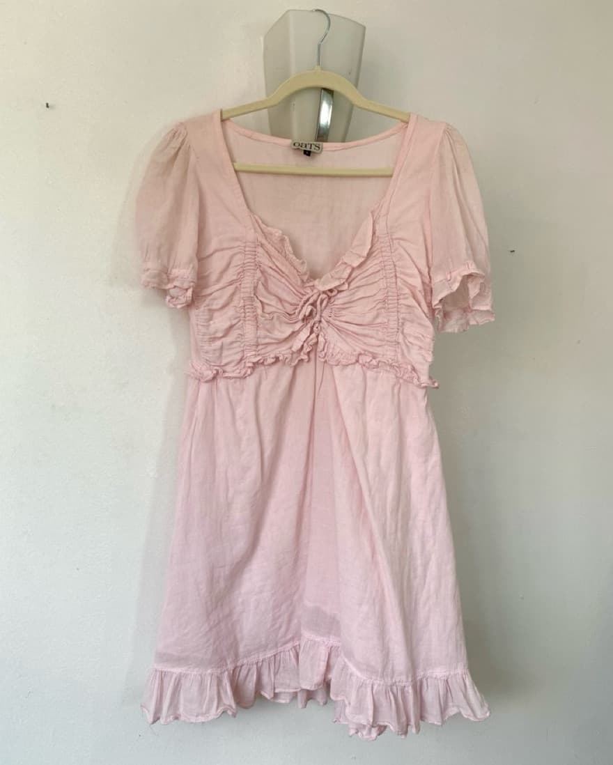 Oats Pink Babydoll Dress - Image 1
