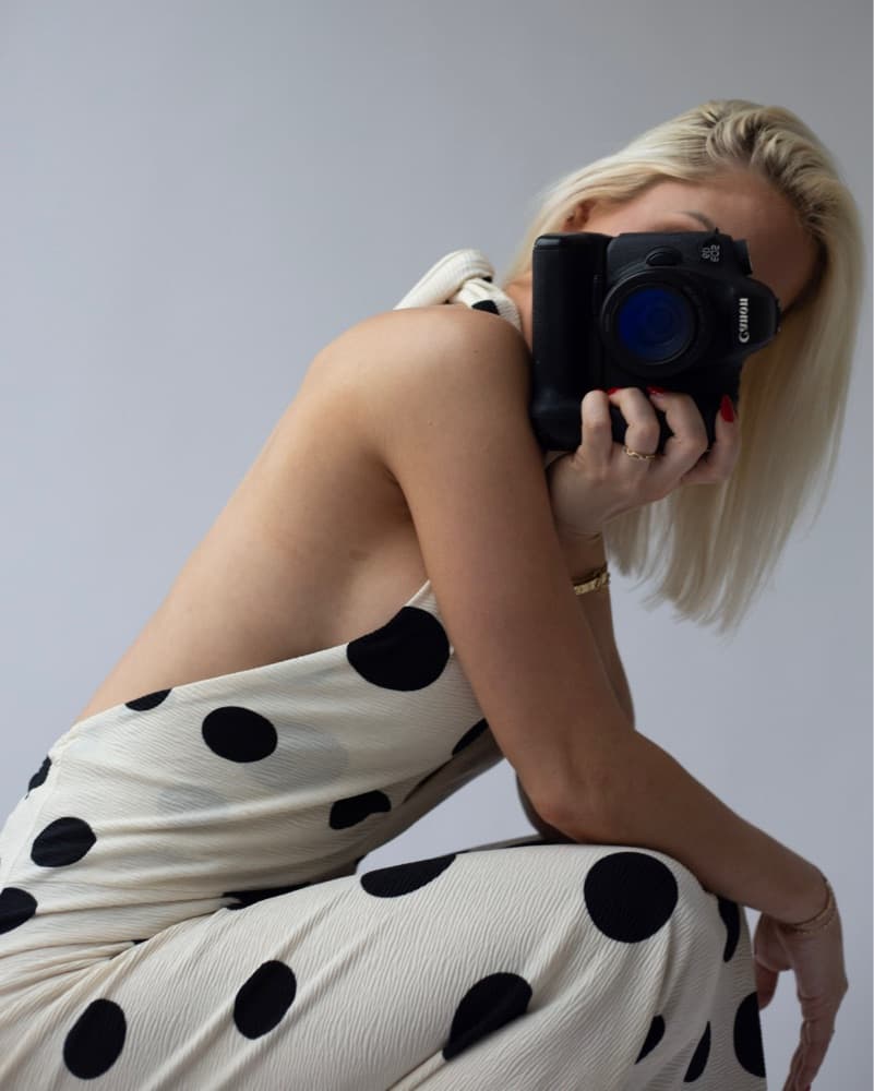 Polka Dot Midi Dress - Image 2