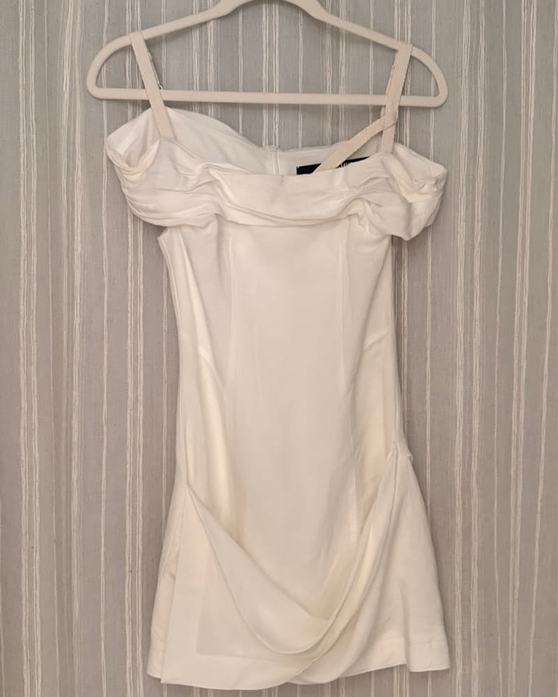 Jacquemus La Robe Foglio White Dre - Image 4