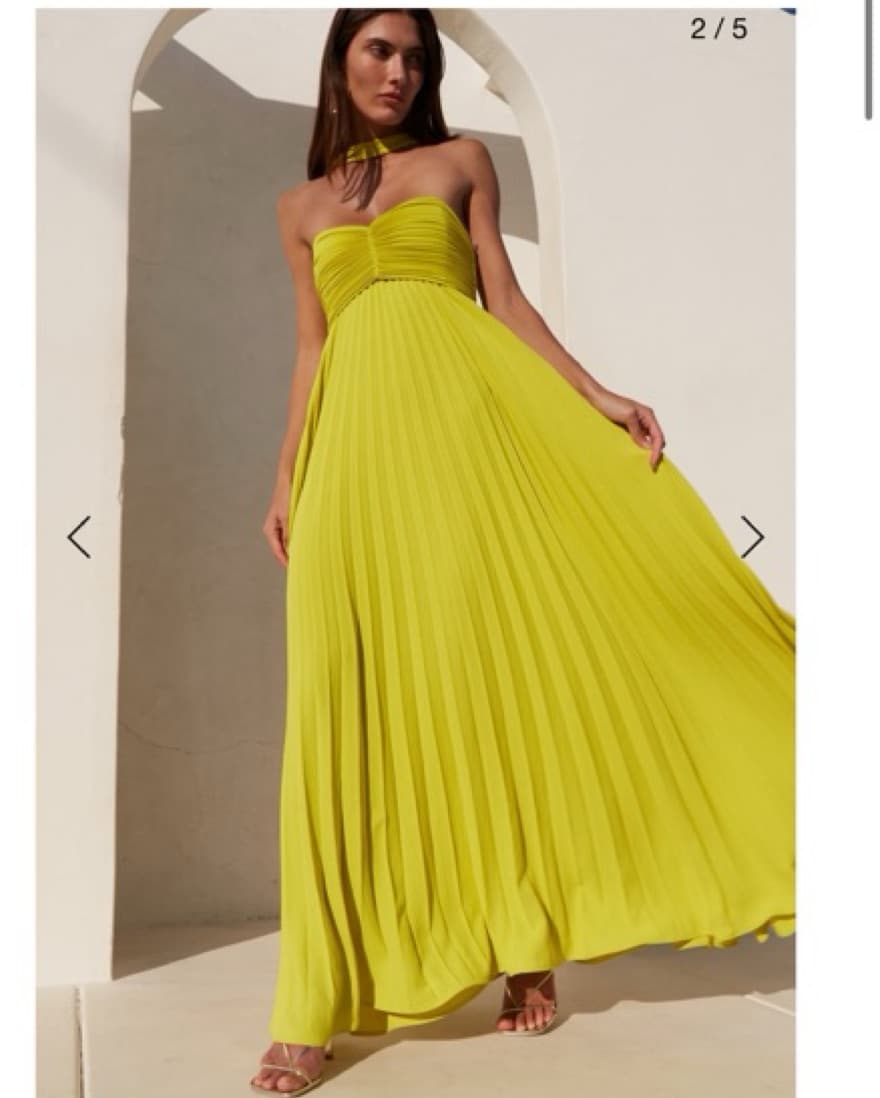 Delfi Collective Chartreuse Daphne Dress - Image 3
