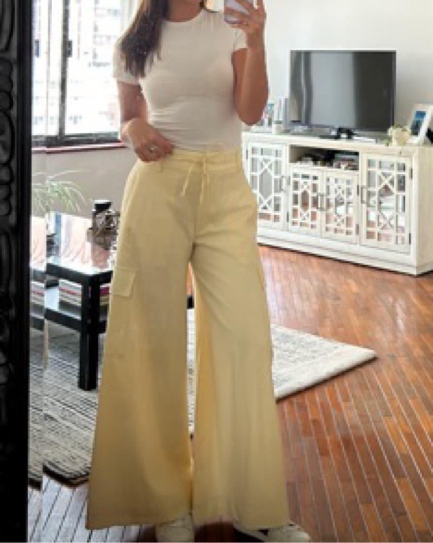 Wide Leg Cargo Pants - Image 3